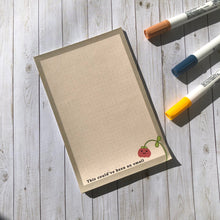 Load image into Gallery viewer, Sad Tulip Flower Email Notepad