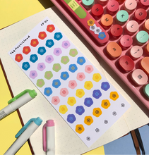 Load image into Gallery viewer, Cute Assorted Flowers Sticker Sheet