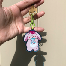 Load image into Gallery viewer, Final Brain Cell Bunny Keychain
