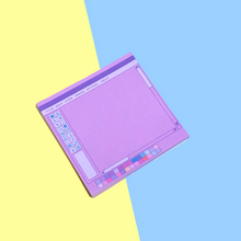Load image into Gallery viewer, Purple Retro MS Paint Memopad