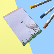 Load image into Gallery viewer, Sandhill Crane Notepad