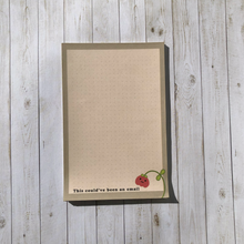 Load image into Gallery viewer, Sad Tulip Flower Email Notepad