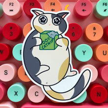 Load image into Gallery viewer, Crazy Catnip Cat Sticker