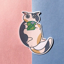 Load image into Gallery viewer, Crazy Catnip Cat Sticker