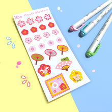 Load image into Gallery viewer, Sakura Hanami Viewing Sticker Sheet