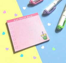 Load image into Gallery viewer, Boba Milk Tea Memo Pad and To Do List