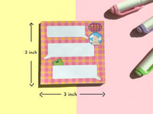 Load image into Gallery viewer, Pink Bunny Frog Memo Pad and To Do List
