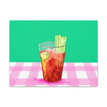 Load image into Gallery viewer, Bloody Mary Cocktail Drink Canvas Art
