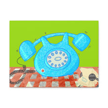 Load image into Gallery viewer, Retro Telephone Canvas Art Print
