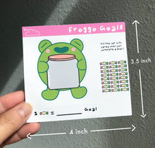 Load image into Gallery viewer, Cute Froggie Habits Tracker Sticker Sheet
