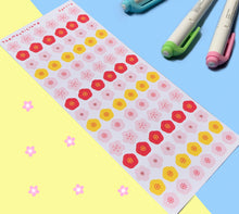 Load image into Gallery viewer, Kawaii Pink Sakura Deco Sticker Sheet
